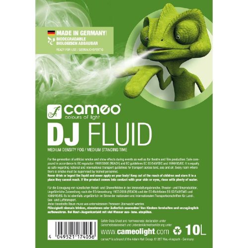 Cameo DJ FLUID 10 L füstfolyadék