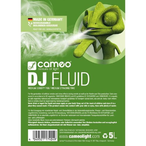 Cameo DJ FLUID 5 L füstfolyadék