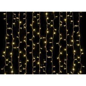   LED-es fényfüggöny 2mx1,5m meleg fehér, 210 led  Kültéri