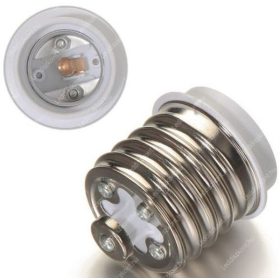   Foglalat átalakító adapter E40-ről E27-re. Ipari lámpákhoz