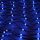 LED-es fényháló kék 2,5 x 1,2 m 406 Led dupla led, zöld kábel