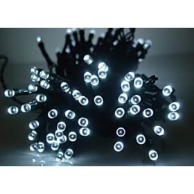 LED fényfüzér 10 m hideg fehér  100 Led