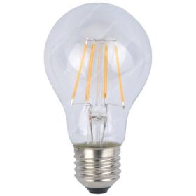 6W Led filament átlátszó körte égő közép fehér