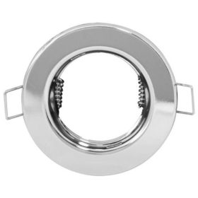Led beépíthető spot lámpatest fix, króm