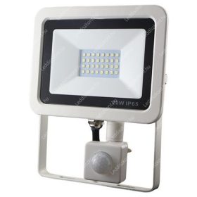   30W mozgásérzékelővel slim smd led reflektor 6000 kelvin hideg fehér