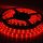 Led szalag 60 led/m, 2835 piros