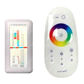 RGBW led szalag vezérlő, 288W, rádiós, érintős