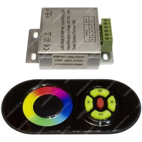 RGB led szalag vezérlő, 216W, rádiós, érintős